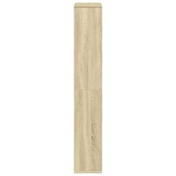 Berkfield Home Bookcase Sonoma Oak 60x20x120 cm Engineered Wood in Brown - Size: 60 x 20 x 120 cm - thumbnail 6