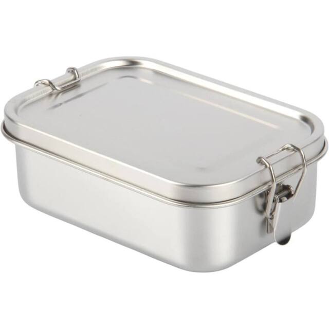 KORVIXA 1PCS Stainless Steel Bento Lunch Box 750ml in Silver - Size: 500mm - image 1