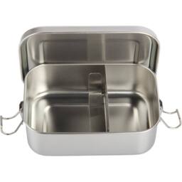 KORVIXA 1PCS Stainless Steel Bento Lunch Box 750ml in Silver - Size: 500mm - thumbnail 4