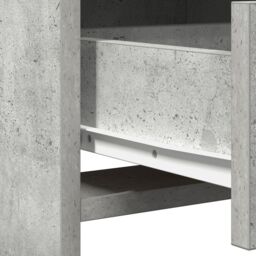 Berkfield Home 2 Piece Dressing Table Set with LED in Concrete Grey Engineered Wood - thumbnail 9