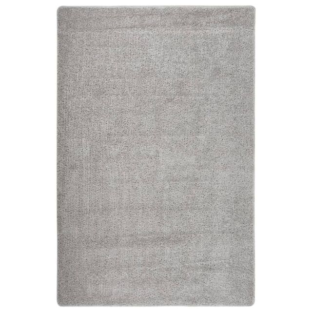 Berkfield Home Shaggy Rug Light Grey 200x290 cm Anti Slip - Size: 100 cm diameter - image 1