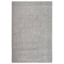 Berkfield Home Shaggy Rug Light Grey 200x290 cm Anti Slip - Size: 100 cm diameter - thumbnail 1