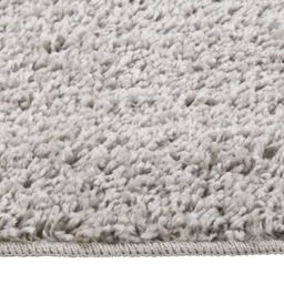 Berkfield Home Shaggy Rug Light Grey 200x290 cm Anti Slip - Size: 100 cm diameter - thumbnail 2