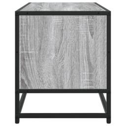 Berkfield Home TV Cabinet Grey Sonoma 80x34.5x40 cm Engineered Wood & Metal - thumbnail 5