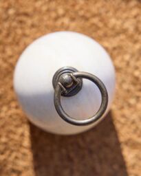 Dibor Contemporary White Marble Door Stopper Heavy Weight Decorative Door Stop - thumbnail 4