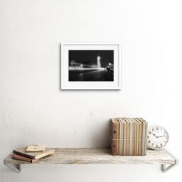 "Artery8 Wall Art Print Chankov Westminster Big Ben London Framed in White - Size: W7"" x H9""" - thumbnail 2