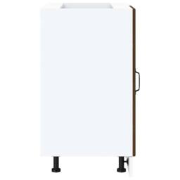 Berkfield Home Kitchen Base Cabinet Porto Brown Oak Engineered Wood - thumbnail 6