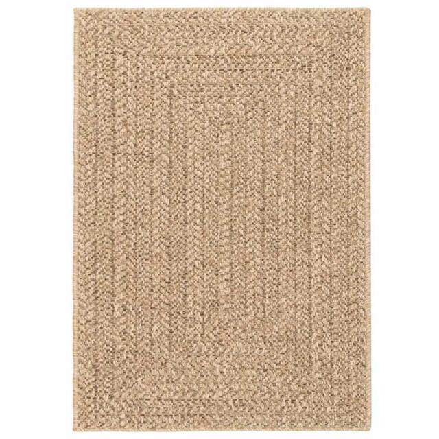 Berkfield Home Rug 160x230 cm Jute Look Indoor & Outdoor in Tan - Size: 100 cm diameter - image 1