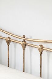 SlumberWorx Newnham Classic Victorian Style Living Room Bedroom Metal Day Bed Frame w Trundle in Bronze - Size: Single - thumbnail 4