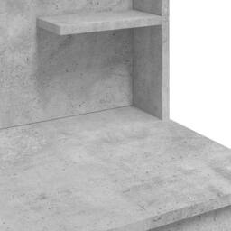 Berkfield Home Beautiful Dressing Table with LED Lights Concrete Grey 96x40x142 cm - Size: 96 x 40 x 142 cm - thumbnail 8