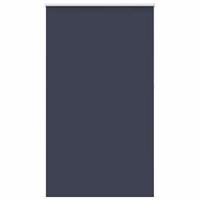 Berkfield Home Roller Blind Blackout Marine 140x230 cm Fabric Width 136.6 cm Polyester in Blue - image 1