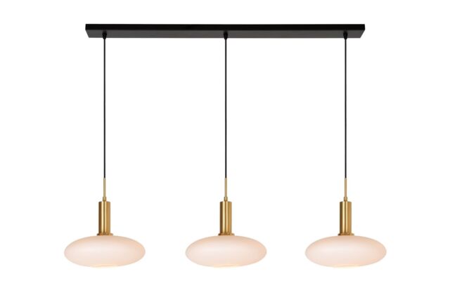 Lucide 'SINGALA' Dimmable Adjustable Stylish Indoor Pendant Light 3xE27 in Gold - image 1