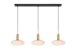 Lucide 'SINGALA' Dimmable Adjustable Stylish Indoor Pendant Light 3xE27 in Gold - thumbnail 1