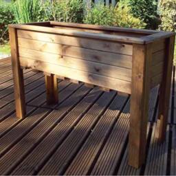 Charles Taylor Multi Pack of 2 - Large Wiltshire (Raised) Trough - Redwood in Light Brown - thumbnail 2