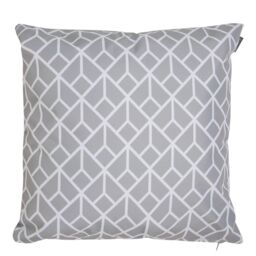 icon Indoor & Outdoor Waterproof Cushion Set of 4 Teal Grey Geometric Waterproof Cushion - Size: 43 cm x 43 cm - thumbnail 4