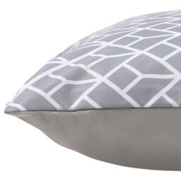 icon Indoor & Outdoor Waterproof Cushion Set of 4 Teal Grey Geometric Waterproof Cushion - Size: 43 cm x 43 cm - thumbnail 5