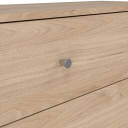 Wyld Haus Kaohsiung Hickory Oak Effect 3 Drawer Chest in Natural - thumbnail 8