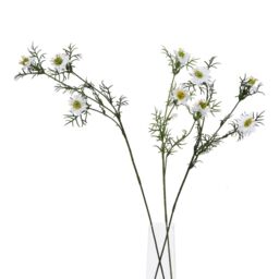 Hill Interiors The Natural Garden Collection Love In A Mist Nigella Artificial Flower in White - thumbnail 3
