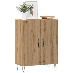 Berkfield Home Sideboard Artisan Oak 69.5x34x90 cm Engineered Wood in Brown - thumbnail 2