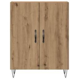 Berkfield Home Sideboard Artisan Oak 69.5x34x90 cm Engineered Wood in Brown - thumbnail 4