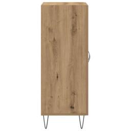 Berkfield Home Sideboard Artisan Oak 69.5x34x90 cm Engineered Wood in Brown - thumbnail 5
