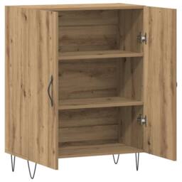 Berkfield Home Sideboard Artisan Oak 69.5x34x90 cm Engineered Wood in Brown - thumbnail 7
