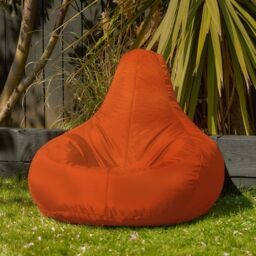 icon Recliner Indoor Outdoor Navy Blue Bean Bag Chair Pack of 2 in Burnt Orange - thumbnail 2