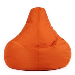 icon Recliner Indoor Outdoor Navy Blue Bean Bag Chair Pack of 2 in Burnt Orange - thumbnail 4