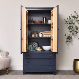 Melody Maison Large Navy Blue Pantry/Storage Closet - thumbnail 3