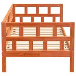 Berkfield Home Beautiful Day Bed without Mattress Wax Brown 80x200 cm Solid Wood Pine - thumbnail 6