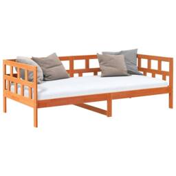 Berkfield Home Beautiful Day Bed without Mattress Wax Brown 80x200 cm Solid Wood Pine