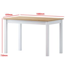 Comfy Living Ltd 5 Piece Wooden Dining Set Grey - thumbnail 5