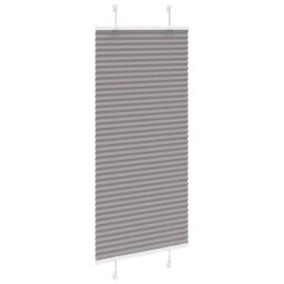 Berkfield Home Pleated Blind Anthracite 65x100 cm Fabric Width 64.4 cm Polyester in Grey - thumbnail 3