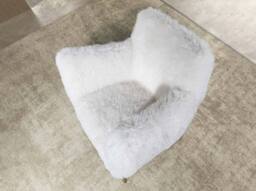 Angel Cerda White Long-Pile Fabric Armchair with Gold-Coloured - thumbnail 6