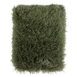 Furn Rowan Faux Fur Throw in Khaki - Size: 130 cm x 170 cm - thumbnail 3