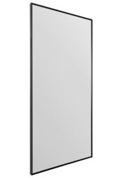 "MirrorOutlet Full length Black Aluminium Edged Wall Leaner Mirror 68"" X 33"" (174CM X 85CM) - Size: 1 Pack" - thumbnail 3