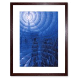 "Artery8 Wall Art Print Russolo Solidity of Fog Painting Framed in Brown - Size: W7"" x H9""" - thumbnail 1