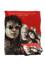 Warner Brothers The Lost Boys Silky Touch Super Soft Throw Blanket 152x127cm in White - Size: 152x127 cm - thumbnail 2