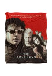 Warner Brothers The Lost Boys Silky Touch Super Soft Throw Blanket 152x127cm in White - Size: 152x127 cm - thumbnail 1
