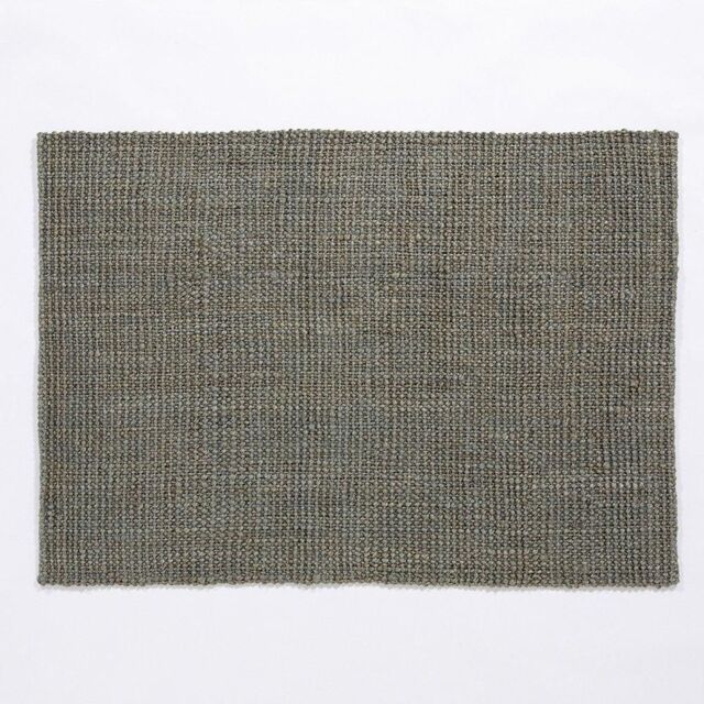Esselle Whitefield Handwoven Boucle Large Mat in Grey - Size: 120 cm x 170 cm - image 1