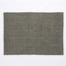 Esselle Whitefield Handwoven Boucle Large Mat in Grey - Size: 120 cm x 170 cm - thumbnail 1