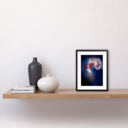 Artery8 Wall Art Print Hubble Space Astronomy Colourful Antennae Galaxies Galactic Spectacle Colliding Pair Mosaic Composite w/ Chandra X-Ray - thumbnail 2