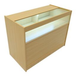 Monstershop Hyperion LED Shop Counter Set K1200, B1200, TB60 & LM60 - Maple in Beige - thumbnail 7