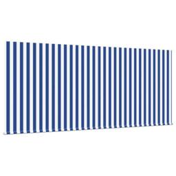 Berkfield Home Retractable Awning Manual Navy & White 350 x 250 cm in Blue - thumbnail 4