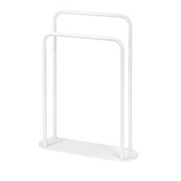 Showerdrape Aspen Freestanding White Towel Storage Stand - thumbnail 3