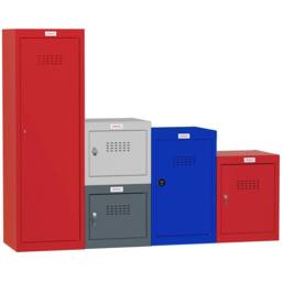 Phoenix Safe Company Red Cube Locker with Key Lock, CL0544RRK, 66 Liters - Size: 500mm - thumbnail 3