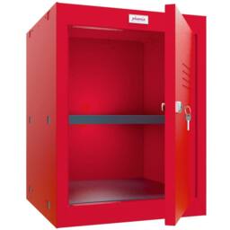 Phoenix Safe Company Red Cube Locker with Key Lock, CL0544RRK, 66 Liters - Size: 500mm - thumbnail 2