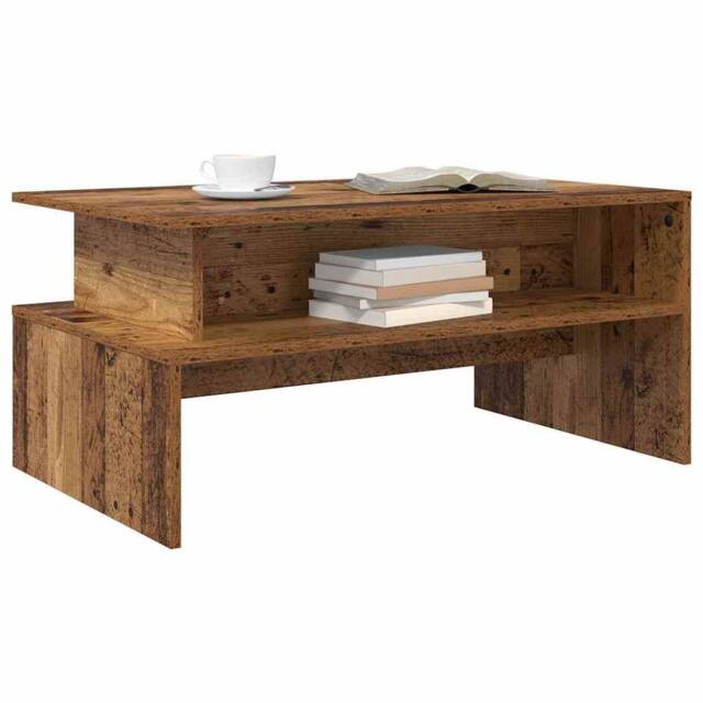 Berkfield Home Traditional Coffee Table Old wood 90 x 55 x 42.5 cm Engineered wood in Brown - image 1