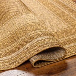 Livabliss Pismo Beach-Modern Tan Yellow Brown Graphic In- & Outdoor Jute-Look Rug - Size: 160 cm x 215 cm - thumbnail 4