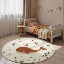 THE RUGS Adventures Kids Rug Moby Cream Multicolour Kids Bedroom Rug - Size: 200 cm x 290 cm - thumbnail 5